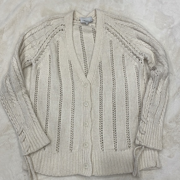 3.1 Philip Lim Chenille Cardigan Sweater - Picture 2 of 8